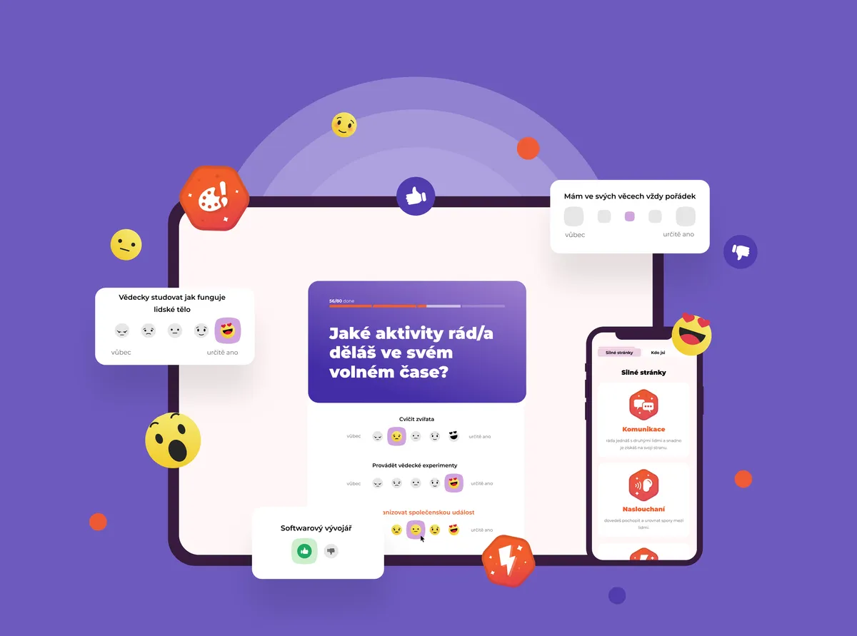 Aplikace Salmondo na tabletu a mobilu